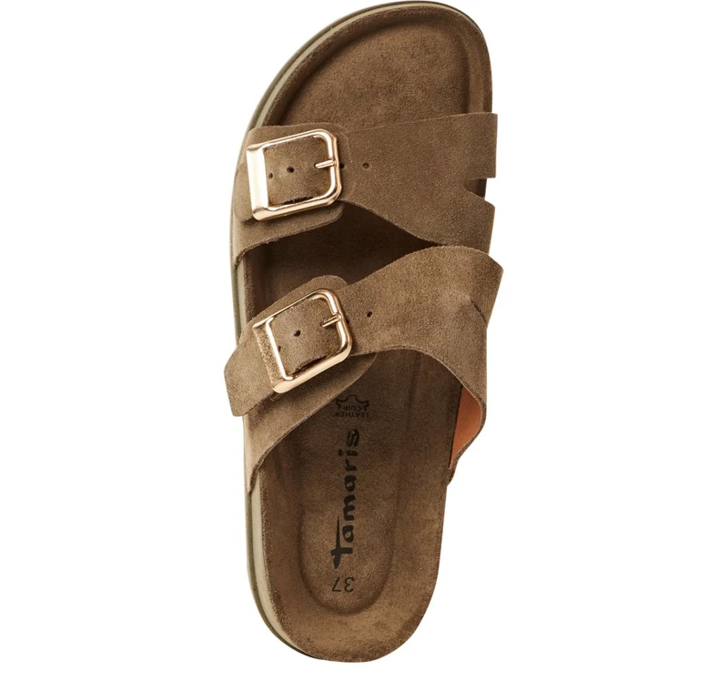Tamaris Pantolette 27500 Olive-Grün