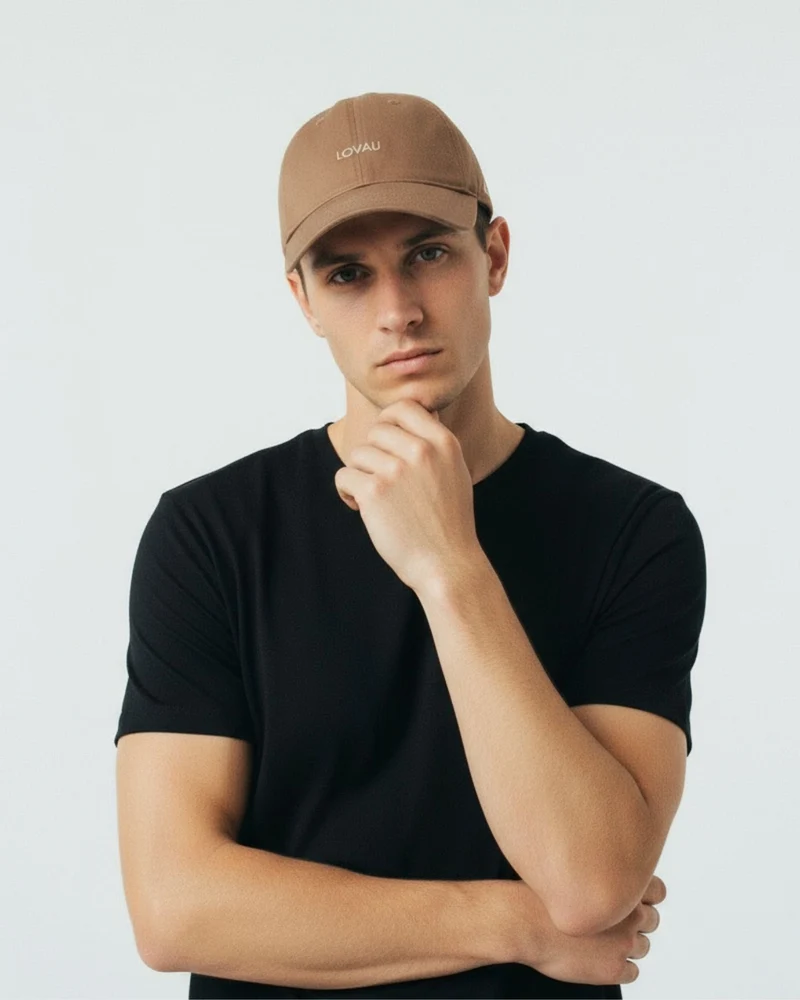 Paris Cap x Lovau Brown Cotton
