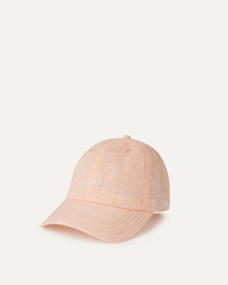 Monaco Cap x Lovau Orange Pink Linen