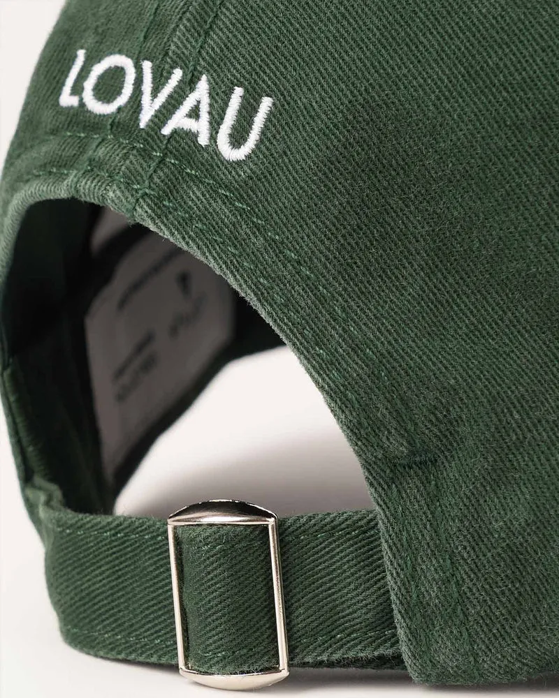 Washed Cotton Cap Dark Green