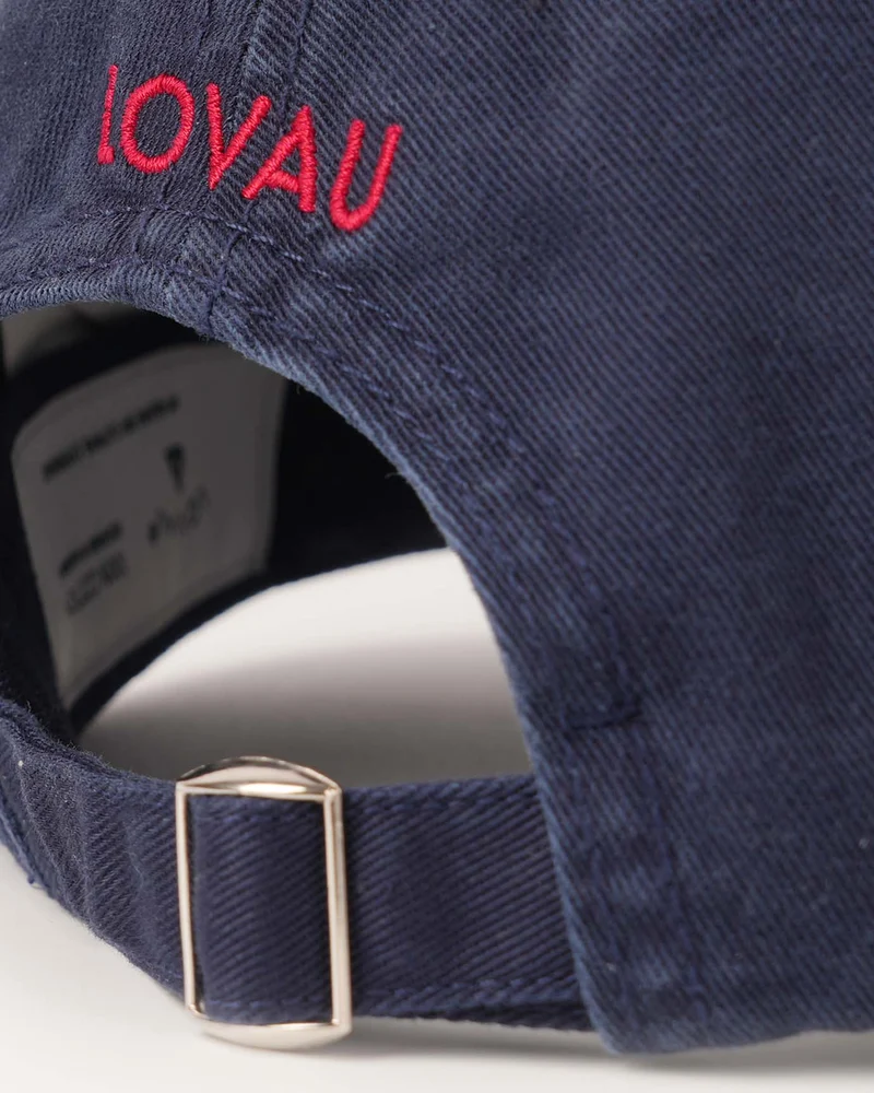 Washed Cotton Cap Navy Blue