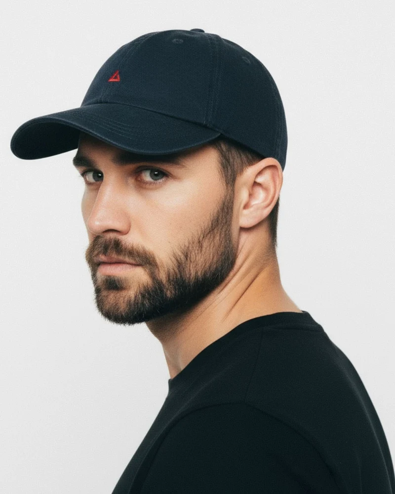 Washed Cotton Cap Navy Blue