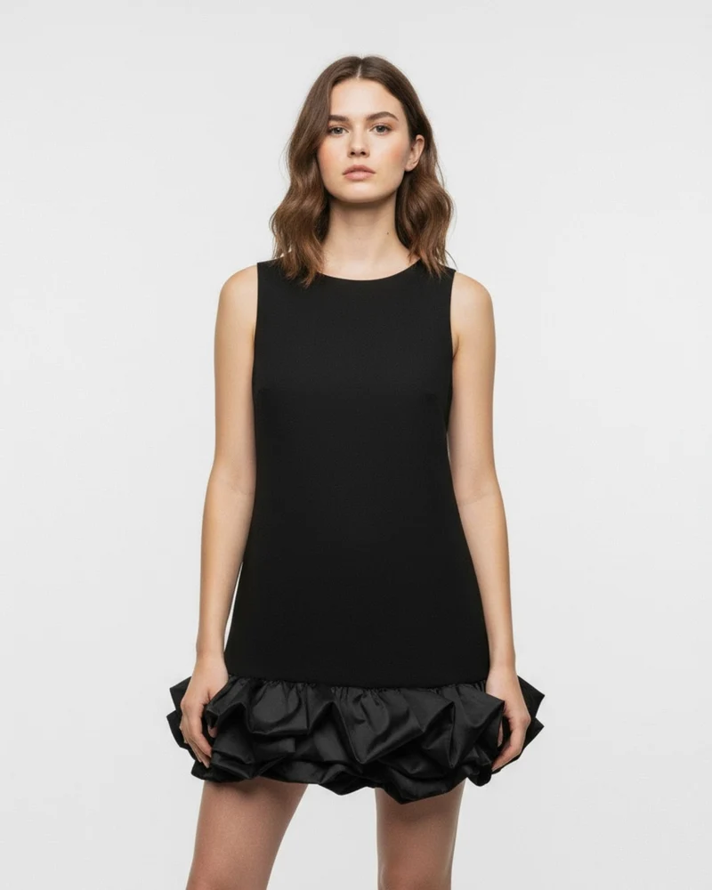 Loose Dress Pleated