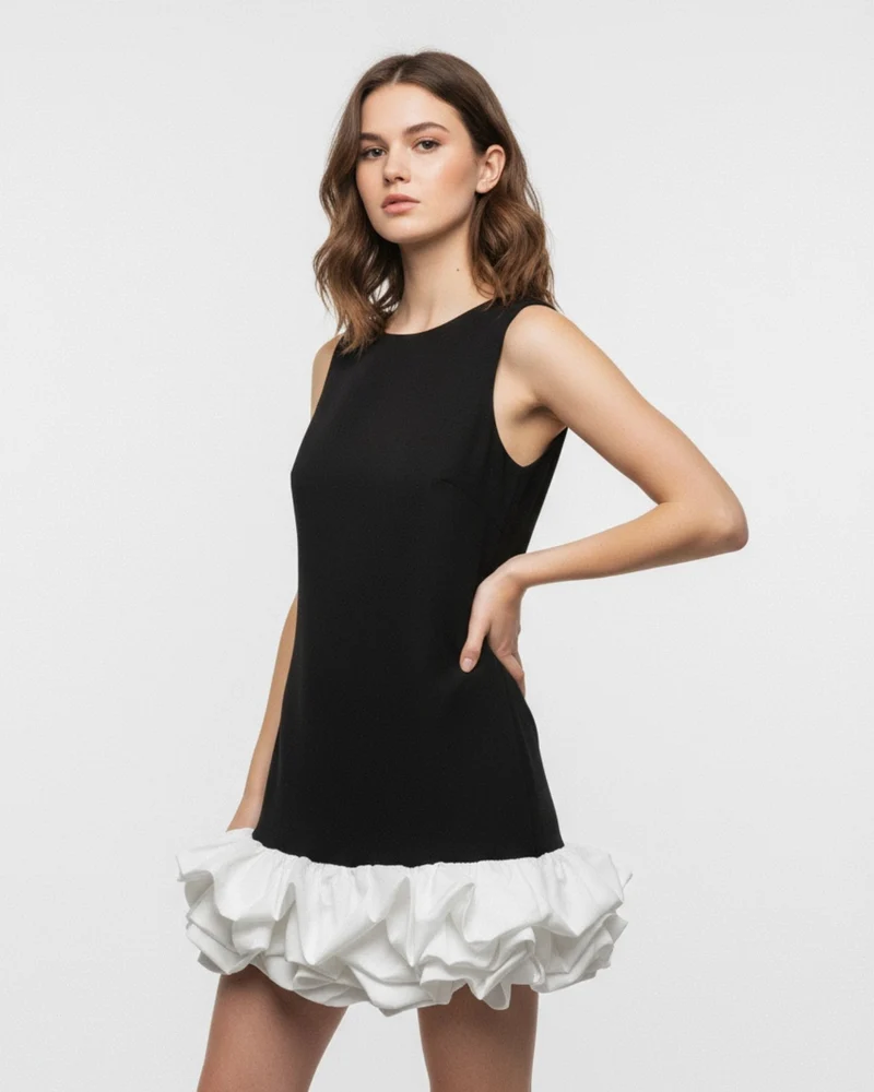 Loose Dress Pleated