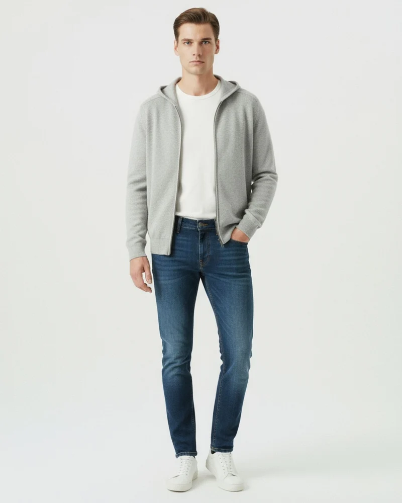 Wool Hooded Jacket x Lovau