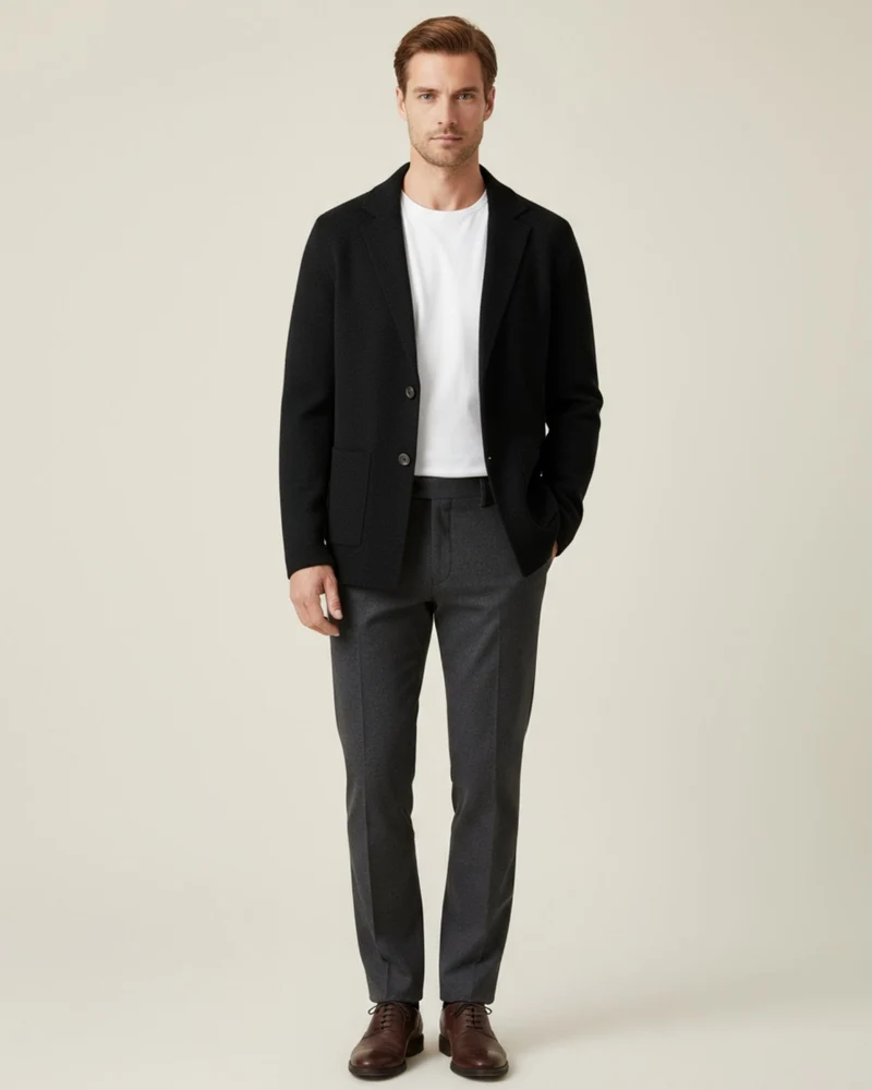 Lovau x Classy Wool & Cashmere Knitted Cardigan