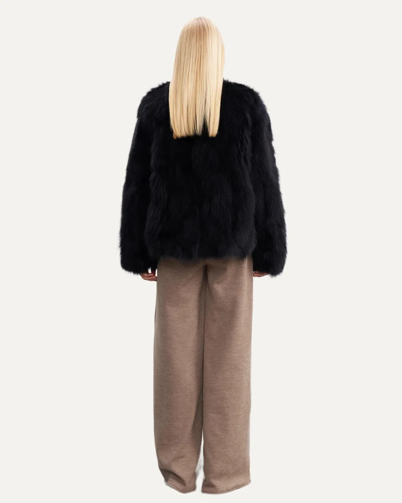 Jasmine Fox Fur Night Coat