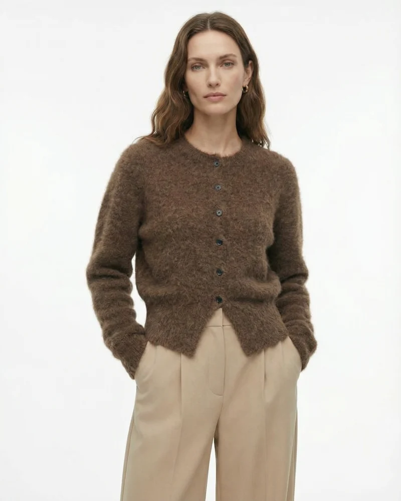 Aus Alpaca Sweater Cardigan