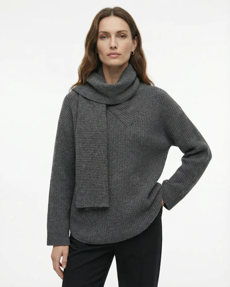 Cloud Wool Sweater Scarf