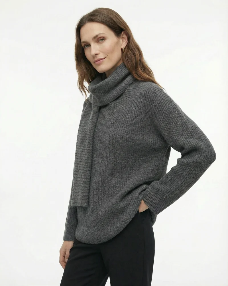 Cloud Wool Sweater Scarf