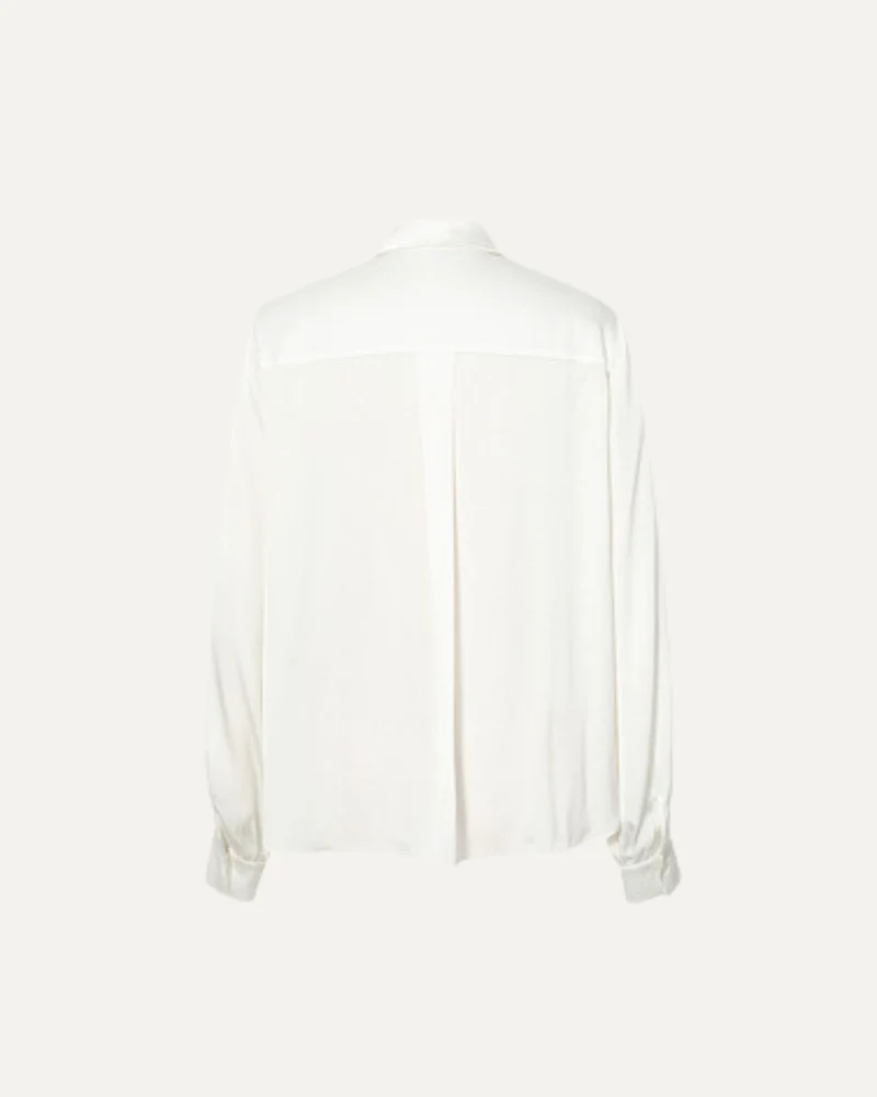 Collar Mulberry Silk Shirt