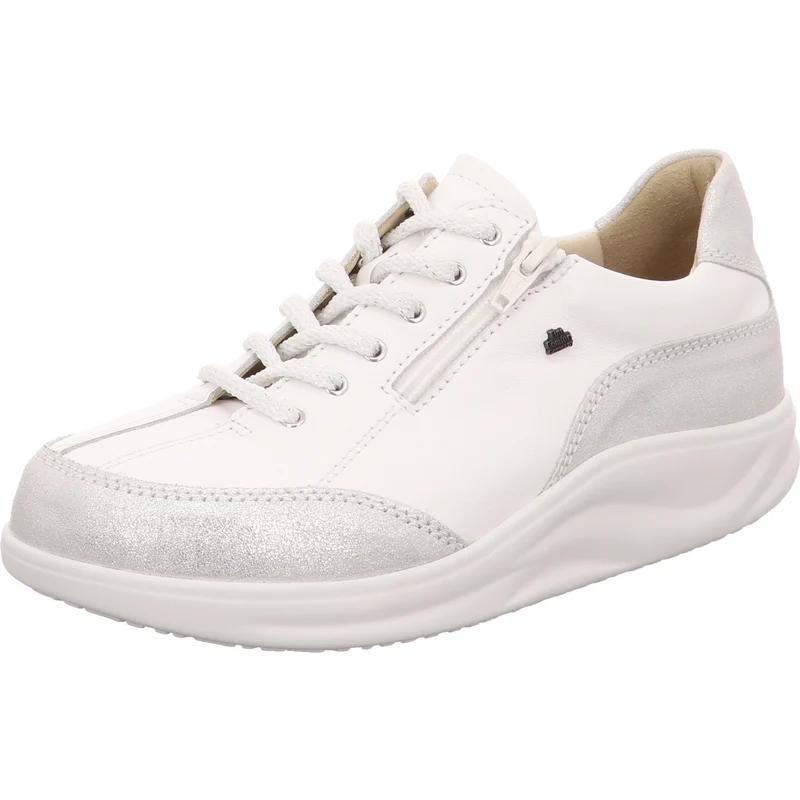 FinnComfort Schnürschuh OTARU weiß-kombi.