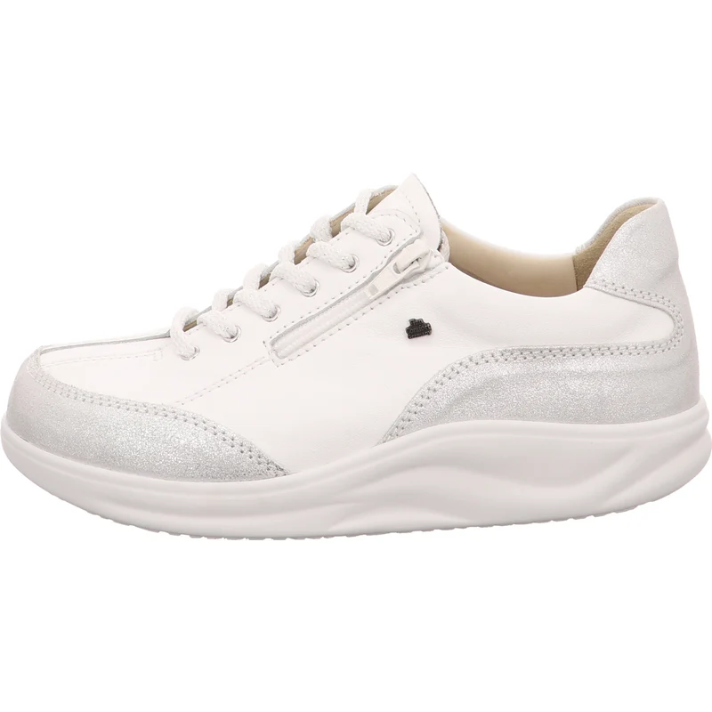 FinnComfort Schnürschuh OTARU weiß-kombi.