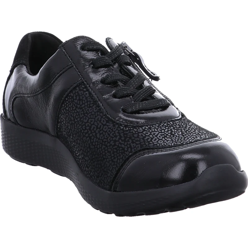 Waldläufer Schnürschuh M-Ira-Soft schwarz