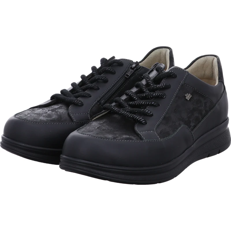 FinnComfort Schnürschuh TOULON schwarz