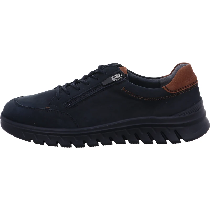 Waldläufer Schnürschuh H-Bruno bl.-kombi.