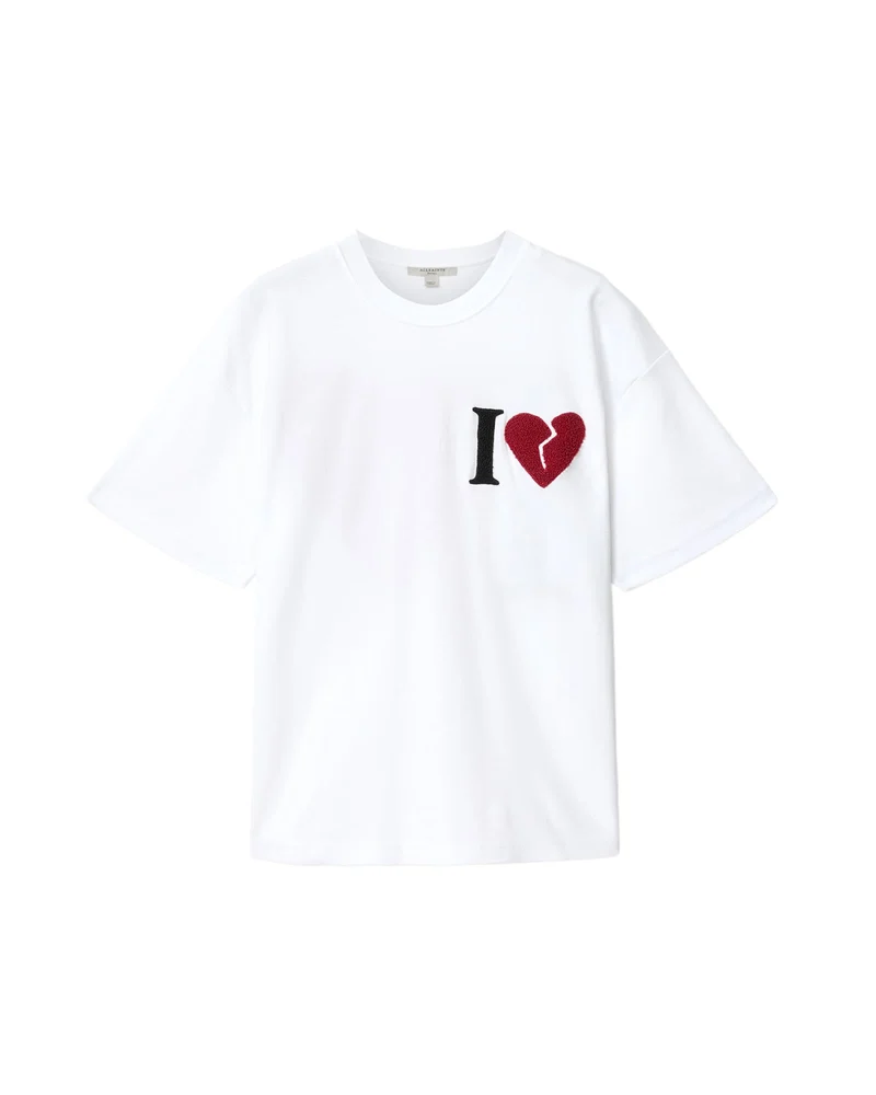 HEART ETTA TEE optic white