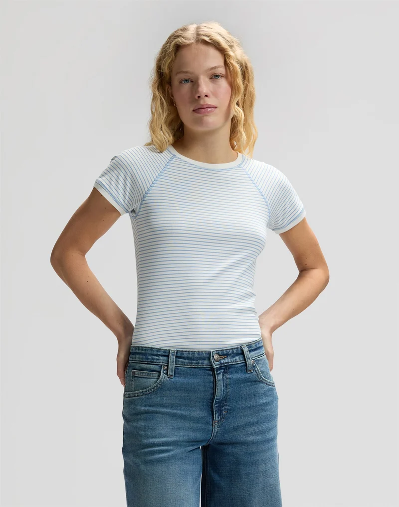 BABY TEE halogen stripe