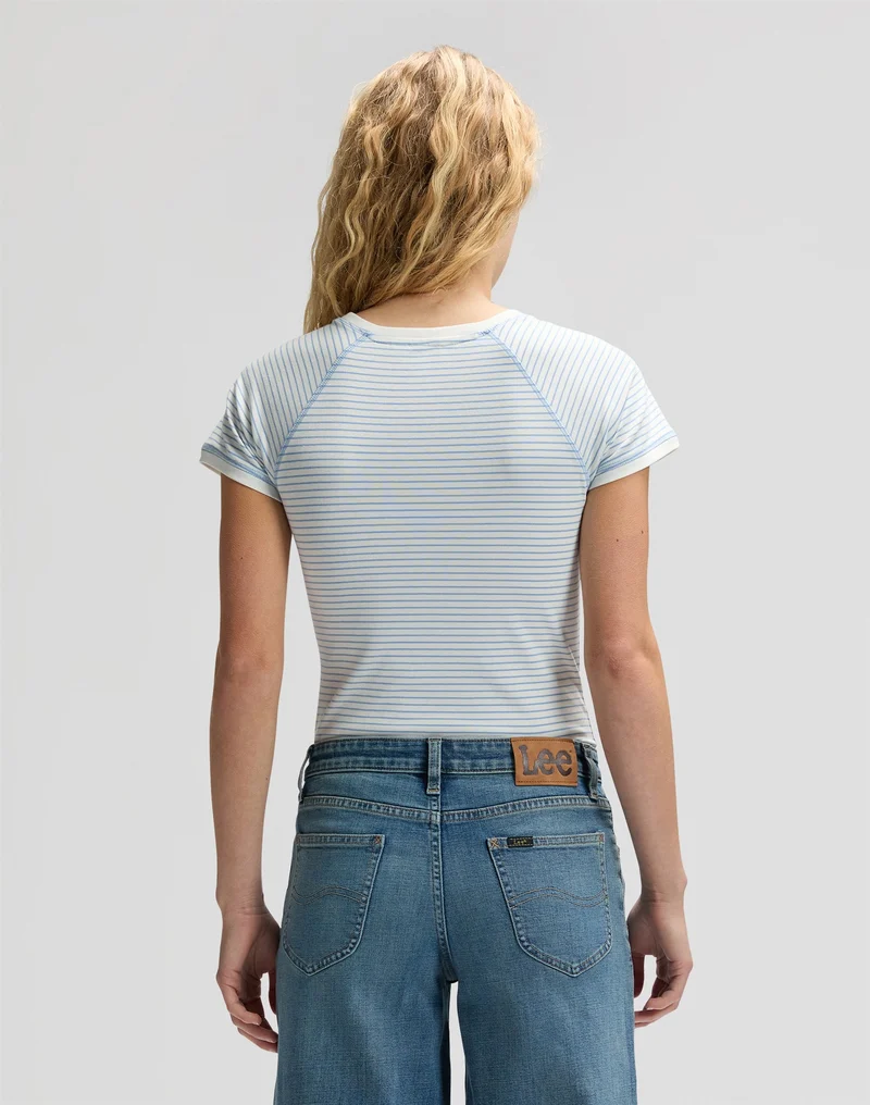 BABY TEE halogen stripe