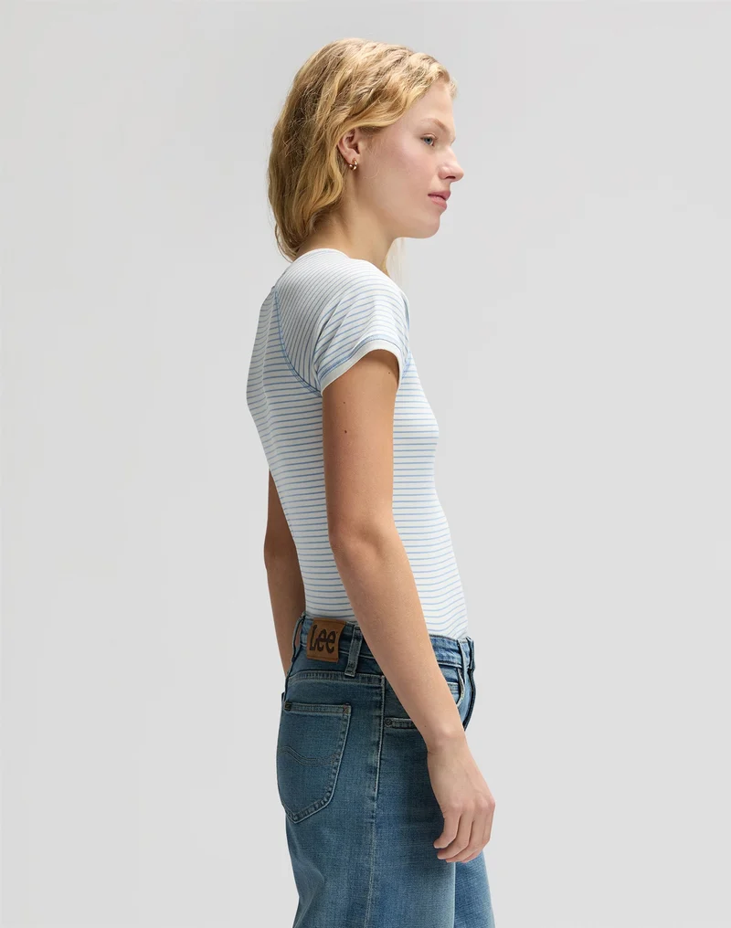 BABY TEE halogen stripe