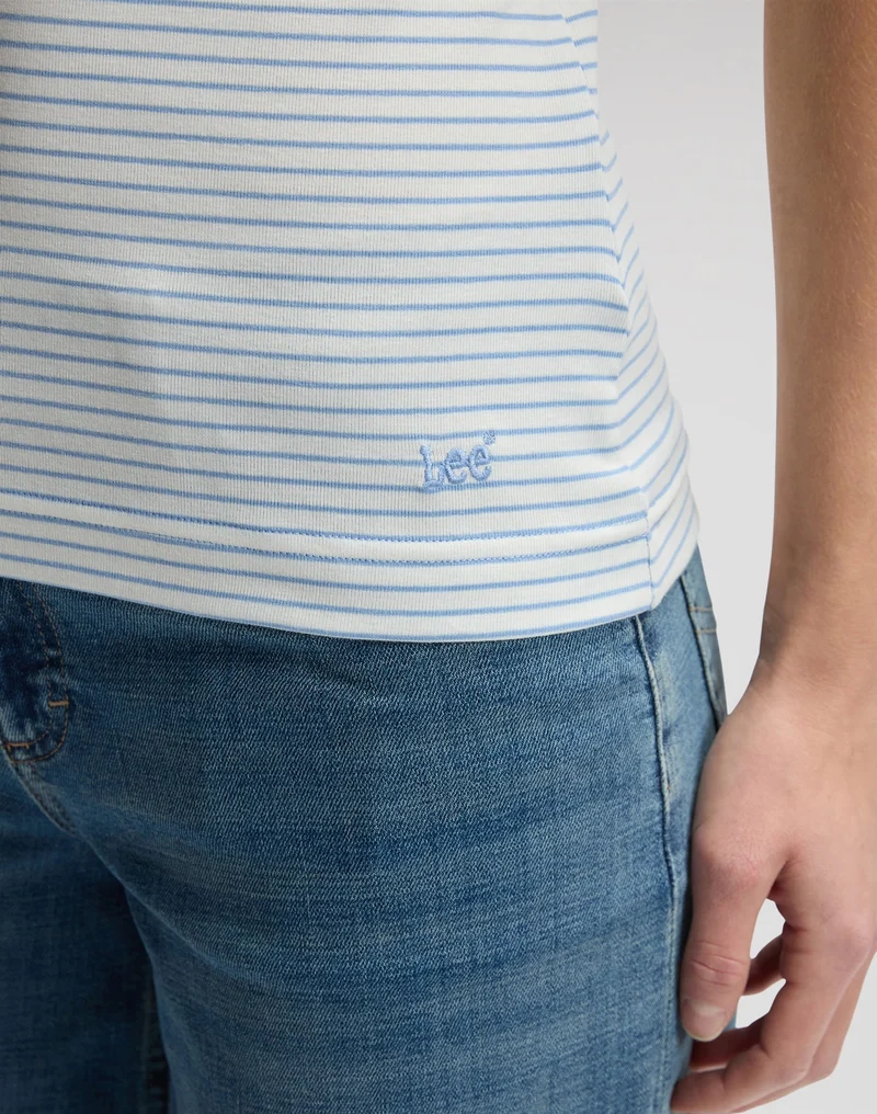 BABY TEE halogen stripe