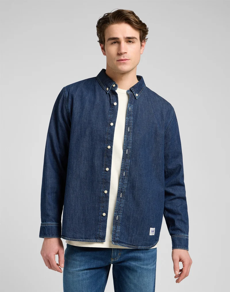 NO POCKET BUTTON DOWN blue ridge