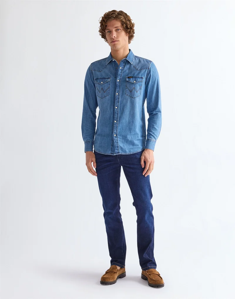 Texas Rustic navy denim blue