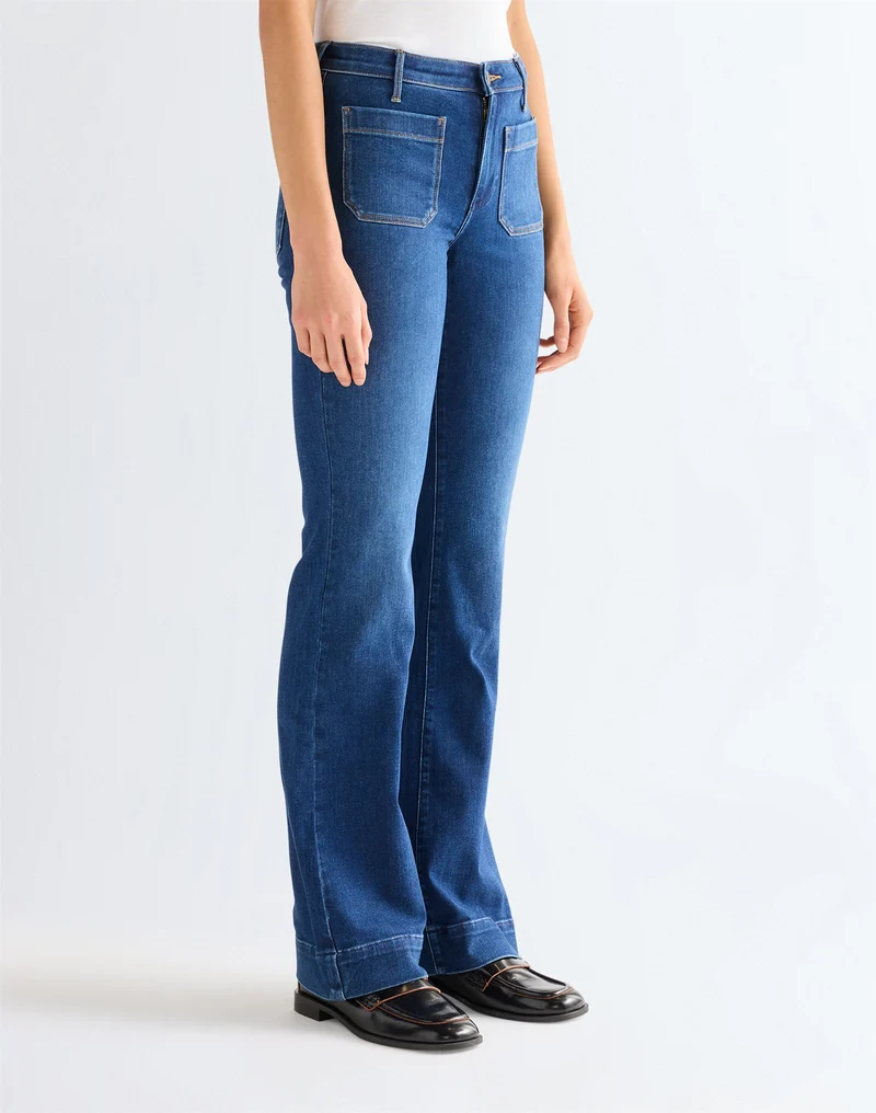 FLARE DARK_WASH medium denim