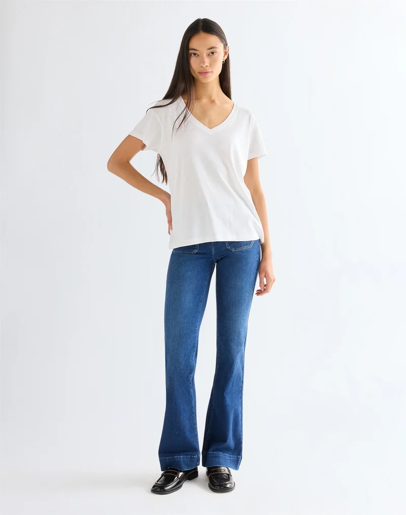 FLARE DARK_WASH medium denim